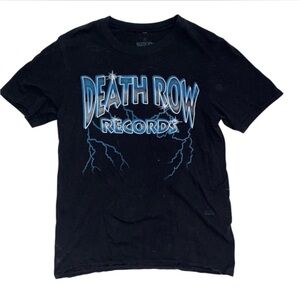 death row records black and blue tshirt